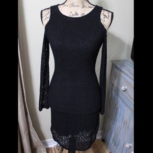 She + Sky | Black Lace Dress